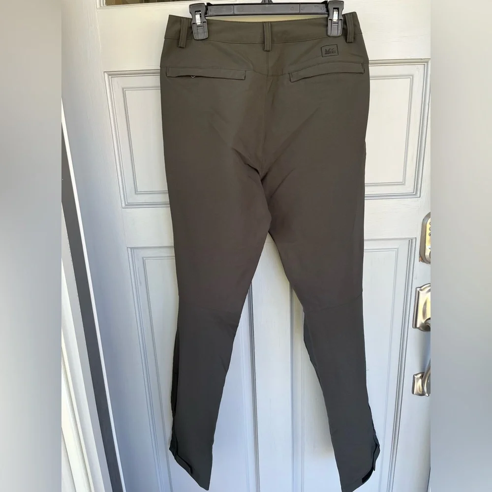 REI Co-Op Trailmade Hiking Pant, Dk Olive Green, Women’s Size 10 - Picture 14 of 17